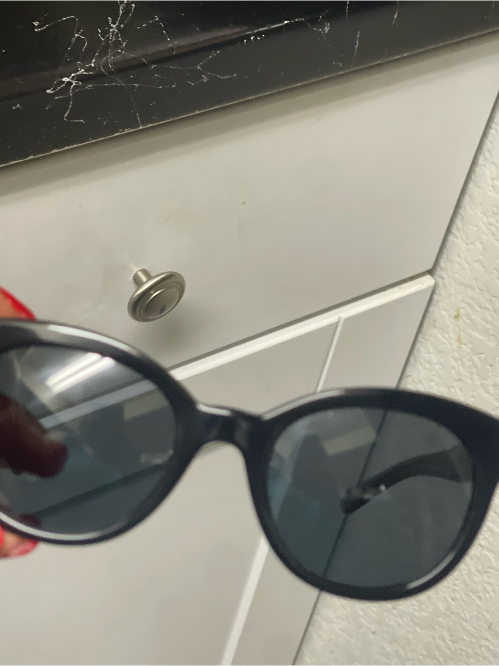 Burberry Black Oval Women's Sunglasses